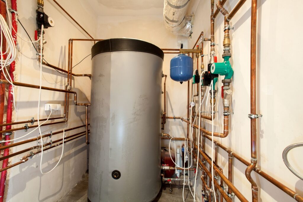 electric hot water tank install
