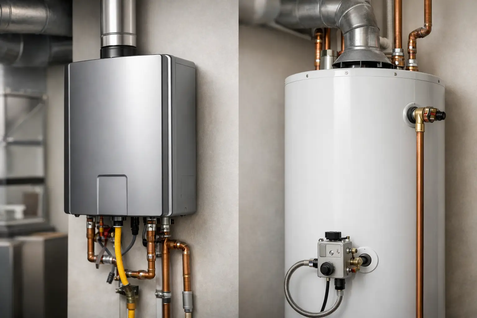 Tankless Versus Tank Water Heater Compared