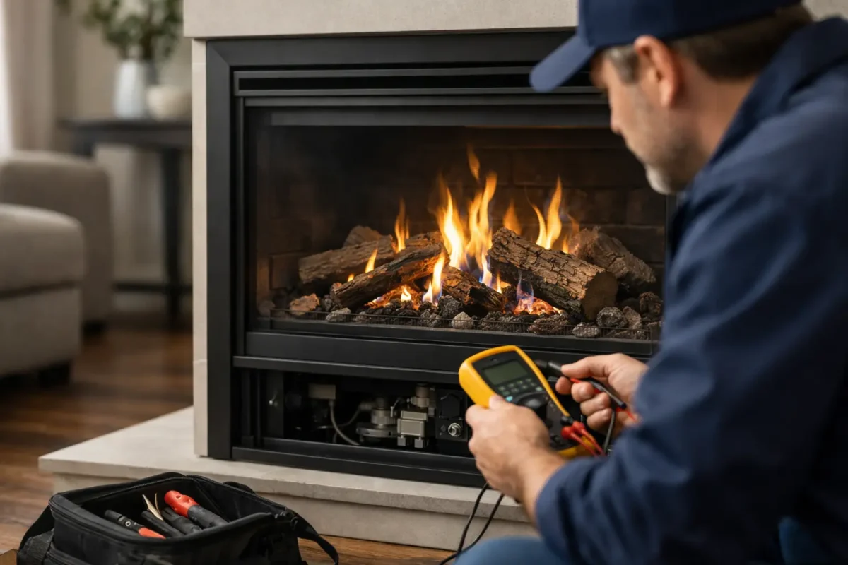 When to Call a Gas Fireplace Repair Service